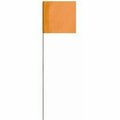 Swanson Tool Co For15100 15 in. Orng Glo Stake Flags, 100PK HV702117433
